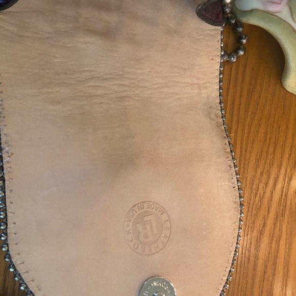 Lovely Leatherock Purple Croc Embossed Bag - Picture 7 of 13